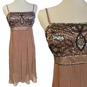 Sue Wong Women's Pink and Multi Dress